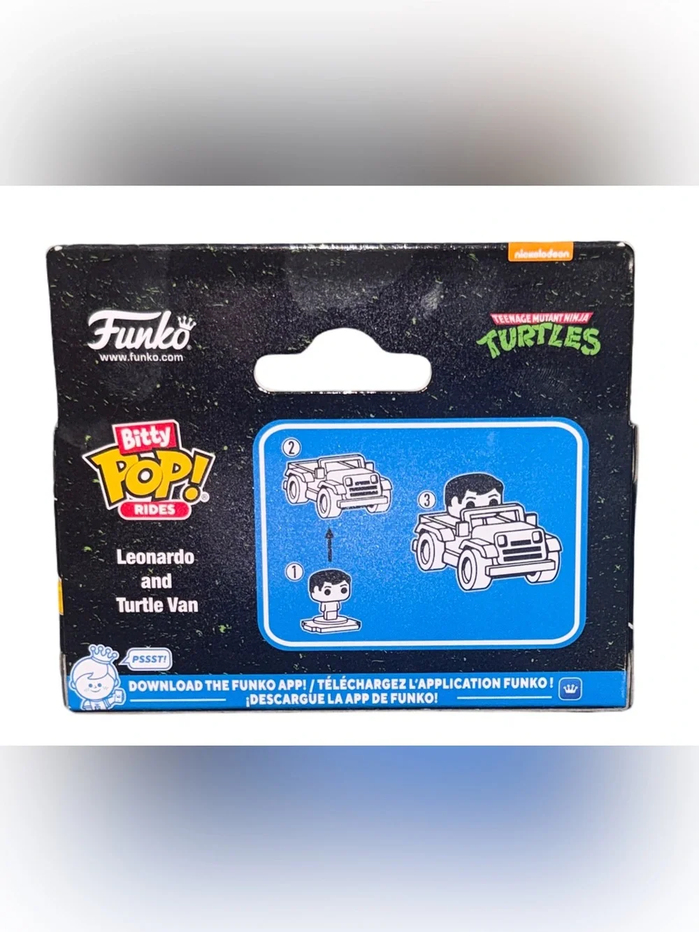 2024 Funko Bitty Pop! Rides Leonardo with Yellow & Green Turtle Van New in Box